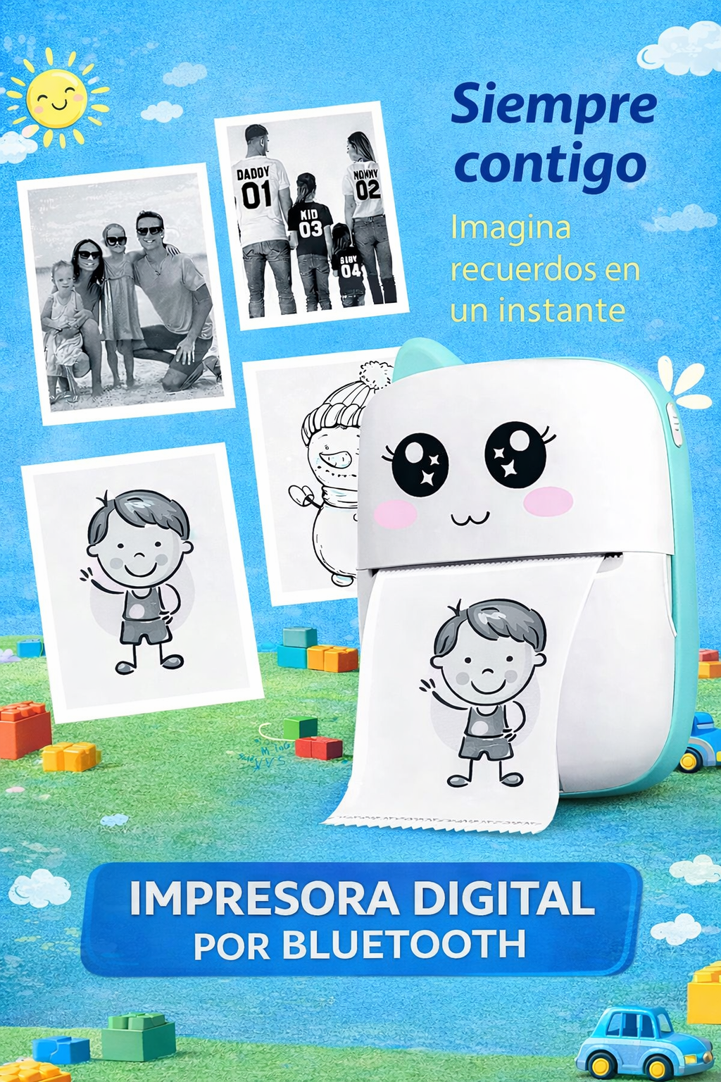 Mini impresora bluetooth 4