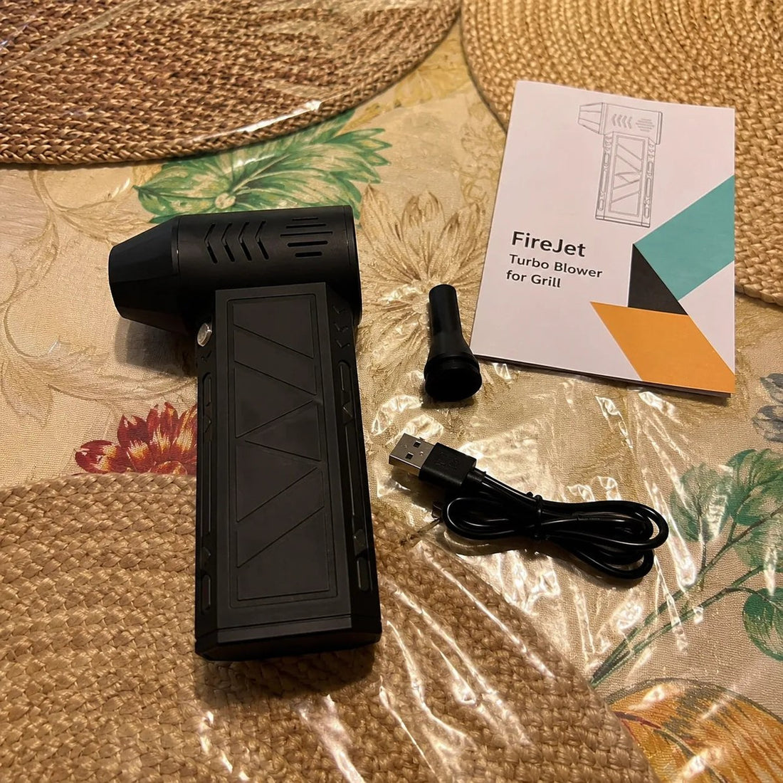 FireJet™ — Soplador Turbo para Parrilla, Recargable