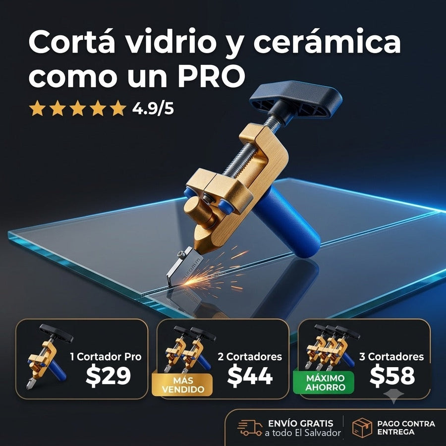 Cortador de Vidrio y Cerámica Profesional ✂️