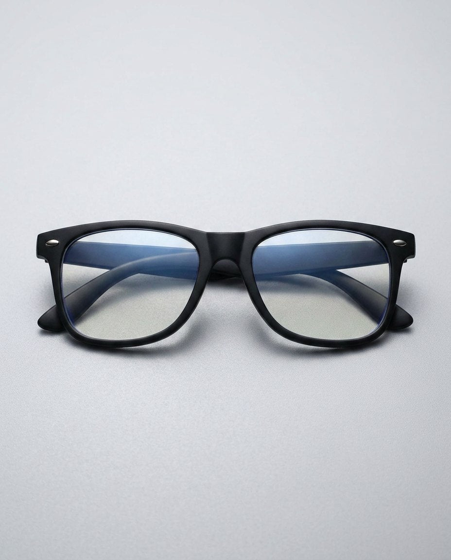 Gafas Wayfarer con marco negro