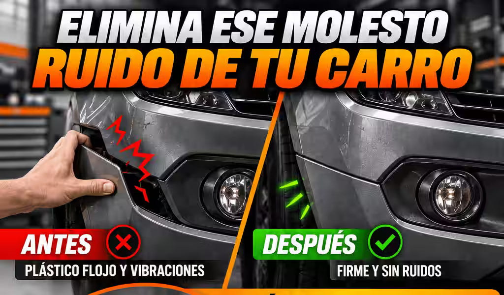 MetalFix™ — Kit 40 Piezas para Fijar Bumpers y Plásticos Flojos