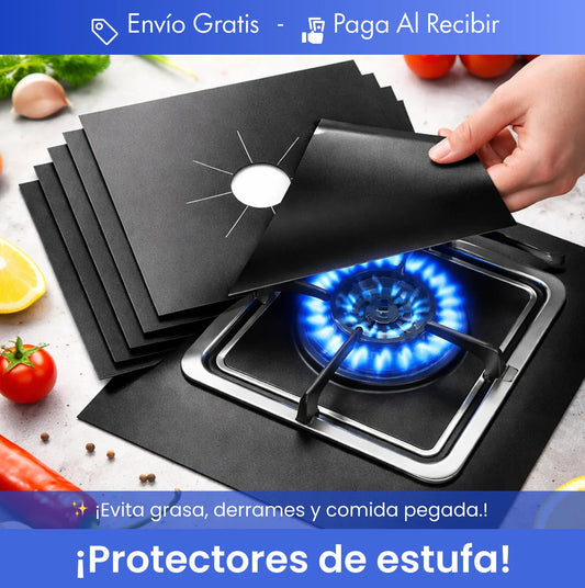 Protector de Estufa Reutilizable · Combo x4
